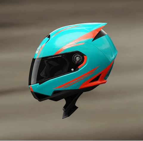 Motorbike helmet concept sketch